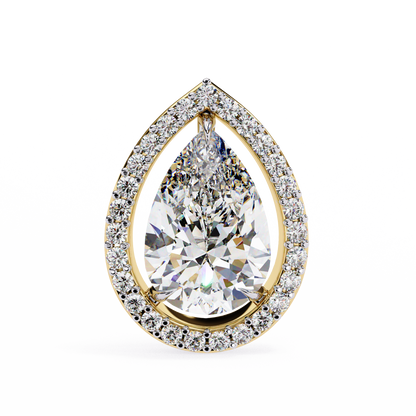 Yellow Gold / Moissanite, Yellow Gold / Lab Grown