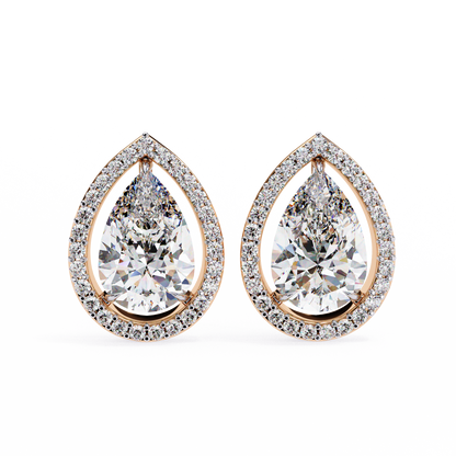 Rose Gold / Moissanite, Rose Gold / Lab Grown