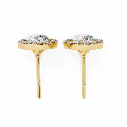 Yellow Gold / Moissanite, Yellow Gold / Lab Grown