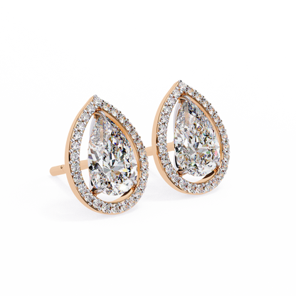Rose Gold / Moissanite, Rose Gold / Lab Grown