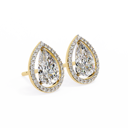 Yellow Gold / Moissanite, Yellow Gold / Lab Grown