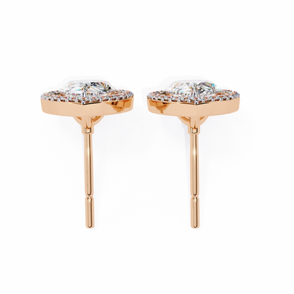 Rose Gold / Moissanite, Rose Gold / Lab Grown