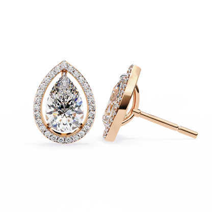 Rose Gold / Moissanite, Rose Gold / Lab Grown