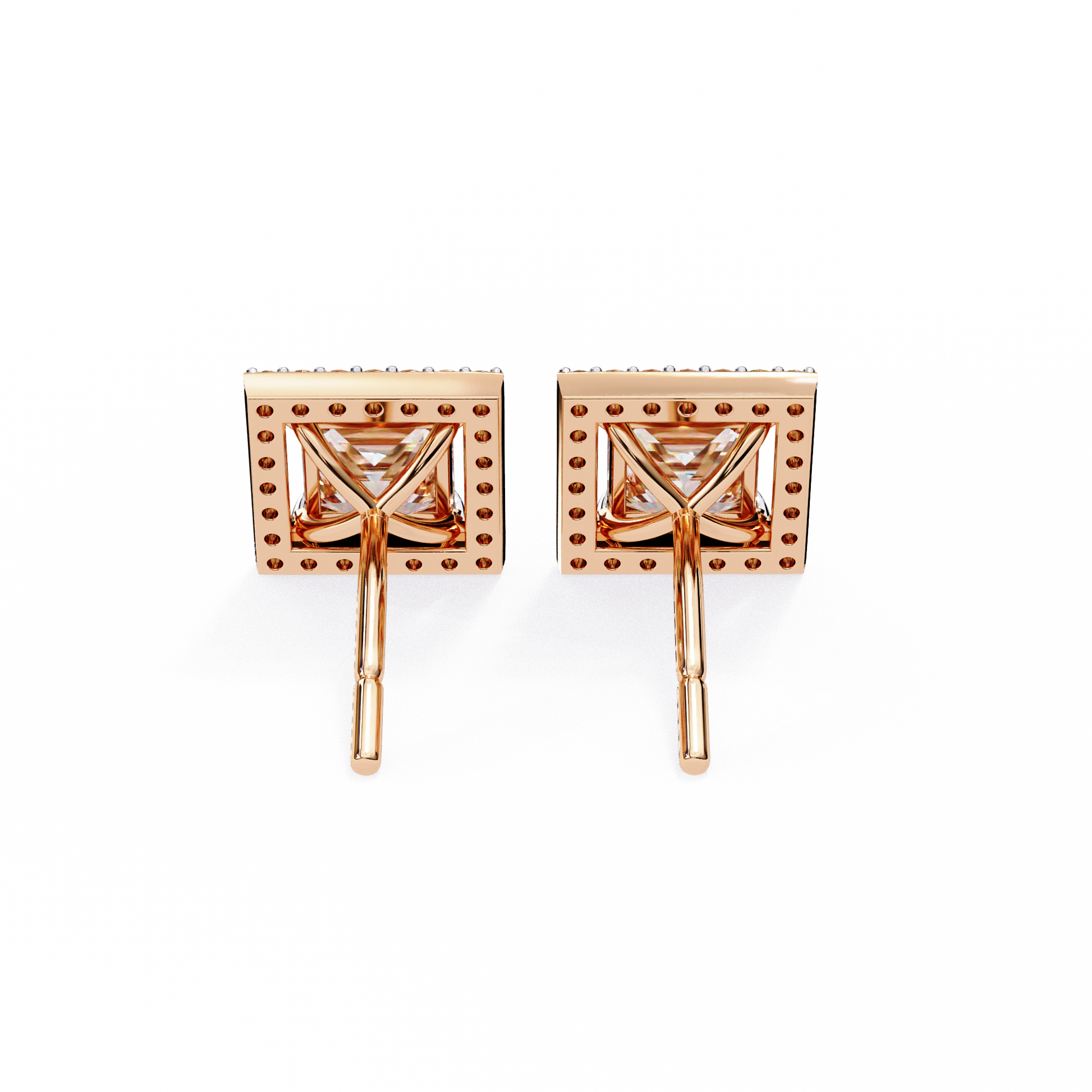 Rose Gold / Moissanite, Rose Gold / Lab Grown