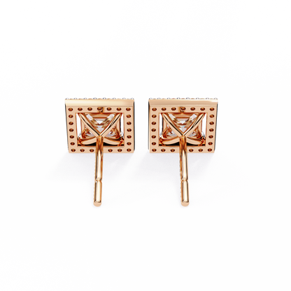 Rose Gold / Moissanite, Rose Gold / Lab Grown