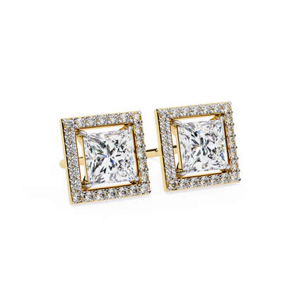 Yellow Gold / Moissanite, Yellow Gold / Lab Grown