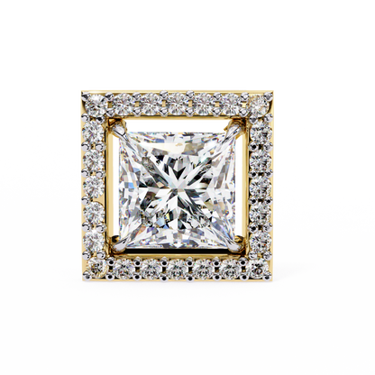 Yellow Gold / Moissanite, Yellow Gold / Lab Grown