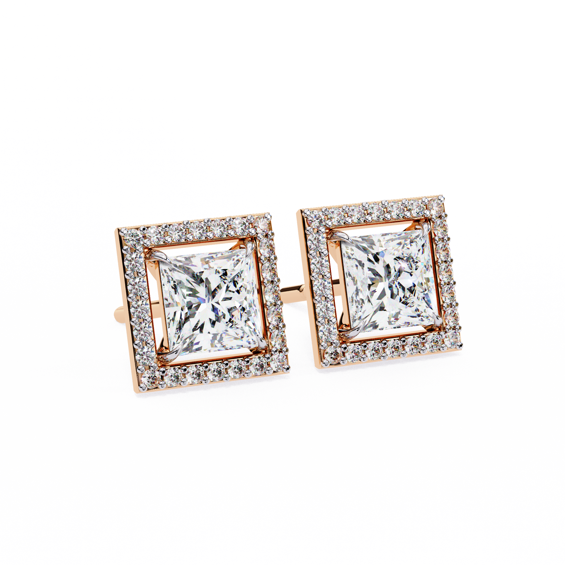 Rose Gold / Moissanite, Rose Gold / Lab Grown