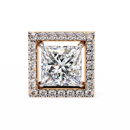 Rose Gold / Moissanite, Rose Gold / Lab Grown
