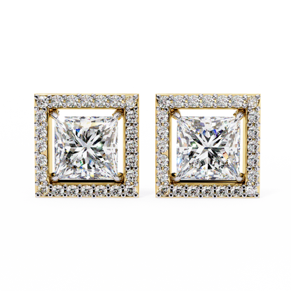 Yellow Gold / Moissanite, Yellow Gold / Lab Grown