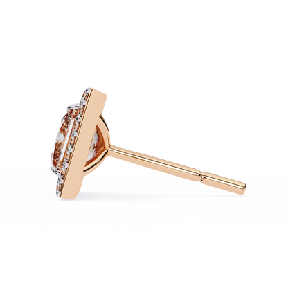 Rose Gold / Moissanite, Rose Gold / Lab Grown