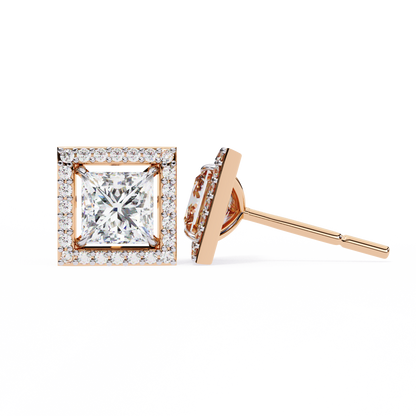 Rose Gold / Moissanite, Rose Gold / Lab Grown