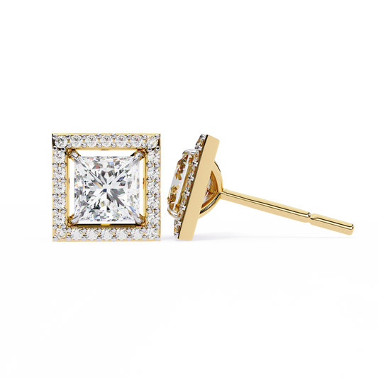 Yellow Gold / Moissanite, Yellow Gold / Lab Grown