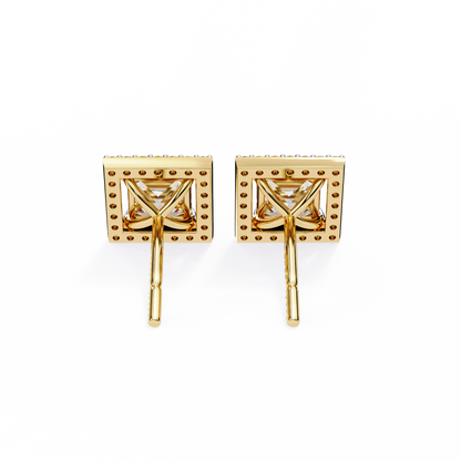 Yellow Gold / Moissanite, Yellow Gold / Lab Grown