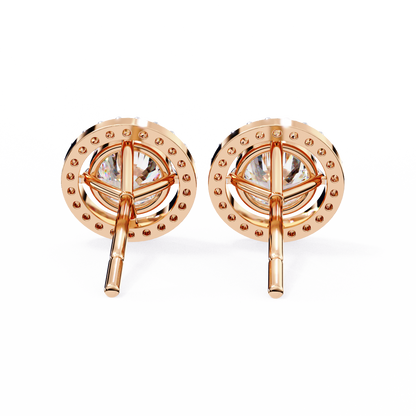 Rose Gold / Moissanite, Rose Gold / Lab Grown