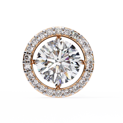 Rose Gold / Moissanite, Rose Gold / Lab Grown