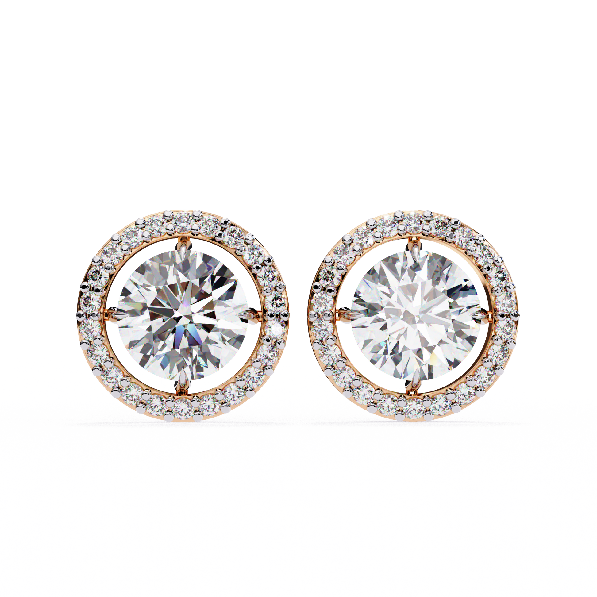 Rose Gold / Moissanite, Rose Gold / Lab Grown