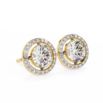 Yellow Gold / Moissanite, Yellow Gold / Lab Grown