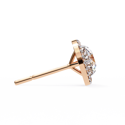 Rose Gold / Moissanite, Rose Gold / Lab Grown