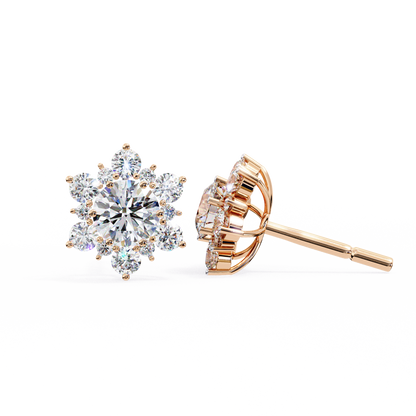Rose Gold / Moissanite, Rose Gold / Lab Grown