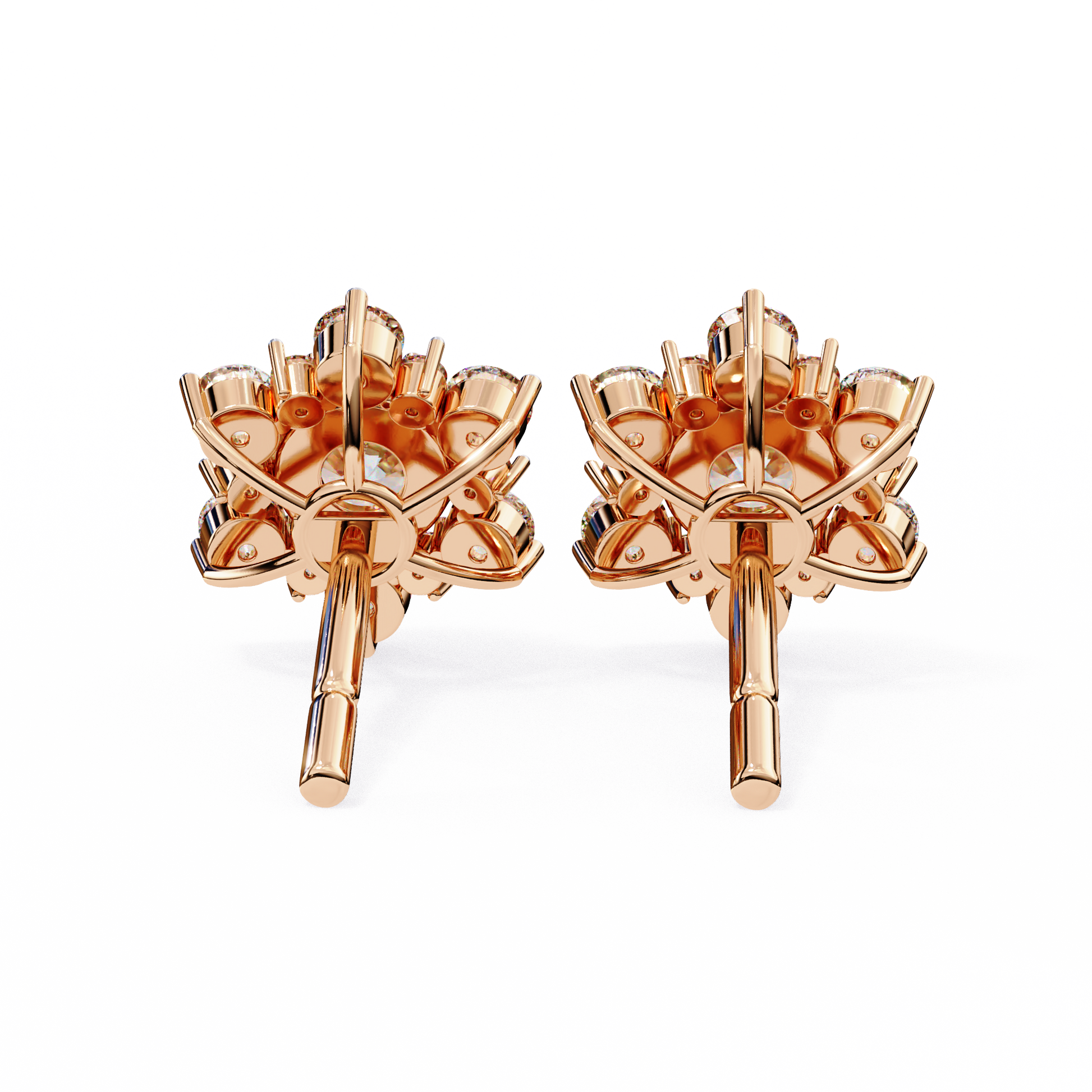 Rose Gold / Moissanite, Rose Gold / Lab Grown