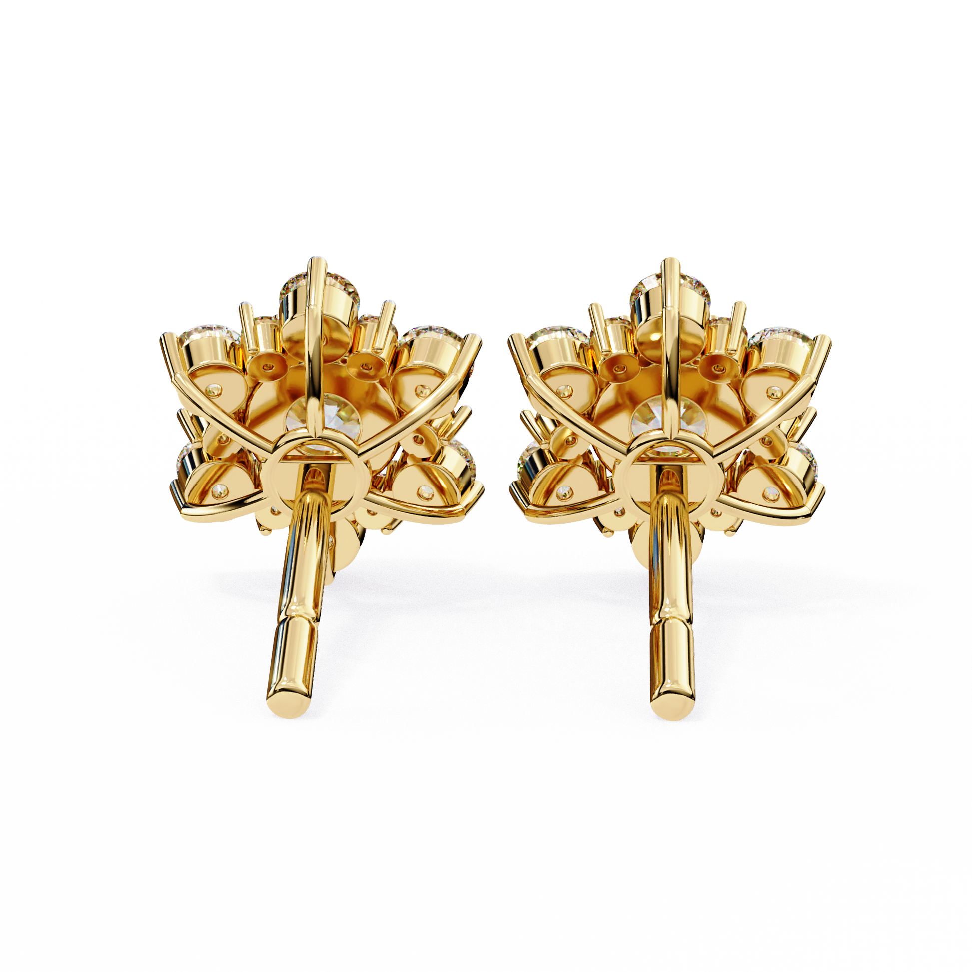 Yellow Gold / Moissanite, Yellow Gold / Lab Grown