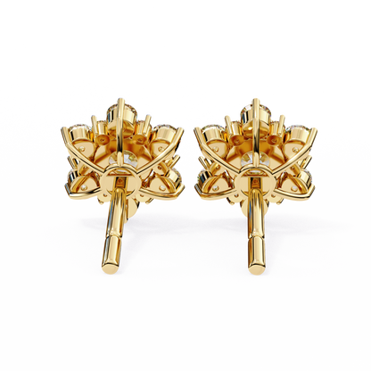 Yellow Gold / Moissanite, Yellow Gold / Lab Grown