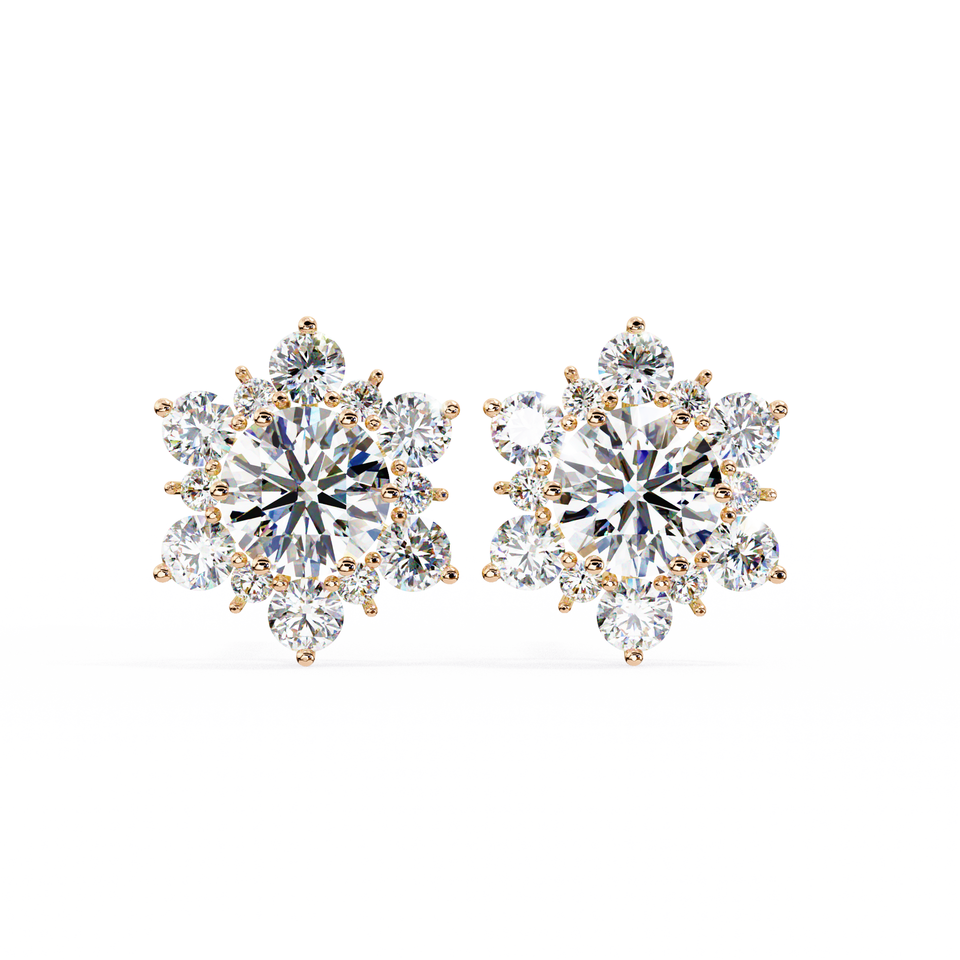 Rose Gold / Moissanite, Rose Gold / Lab Grown