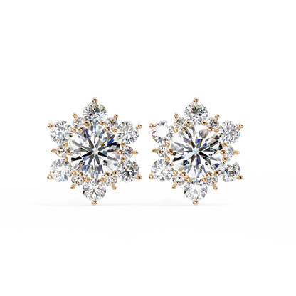 Rose Gold / Moissanite, Rose Gold / Lab Grown