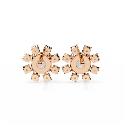 Rose Gold / Moissanite, Rose Gold / Lab Grown