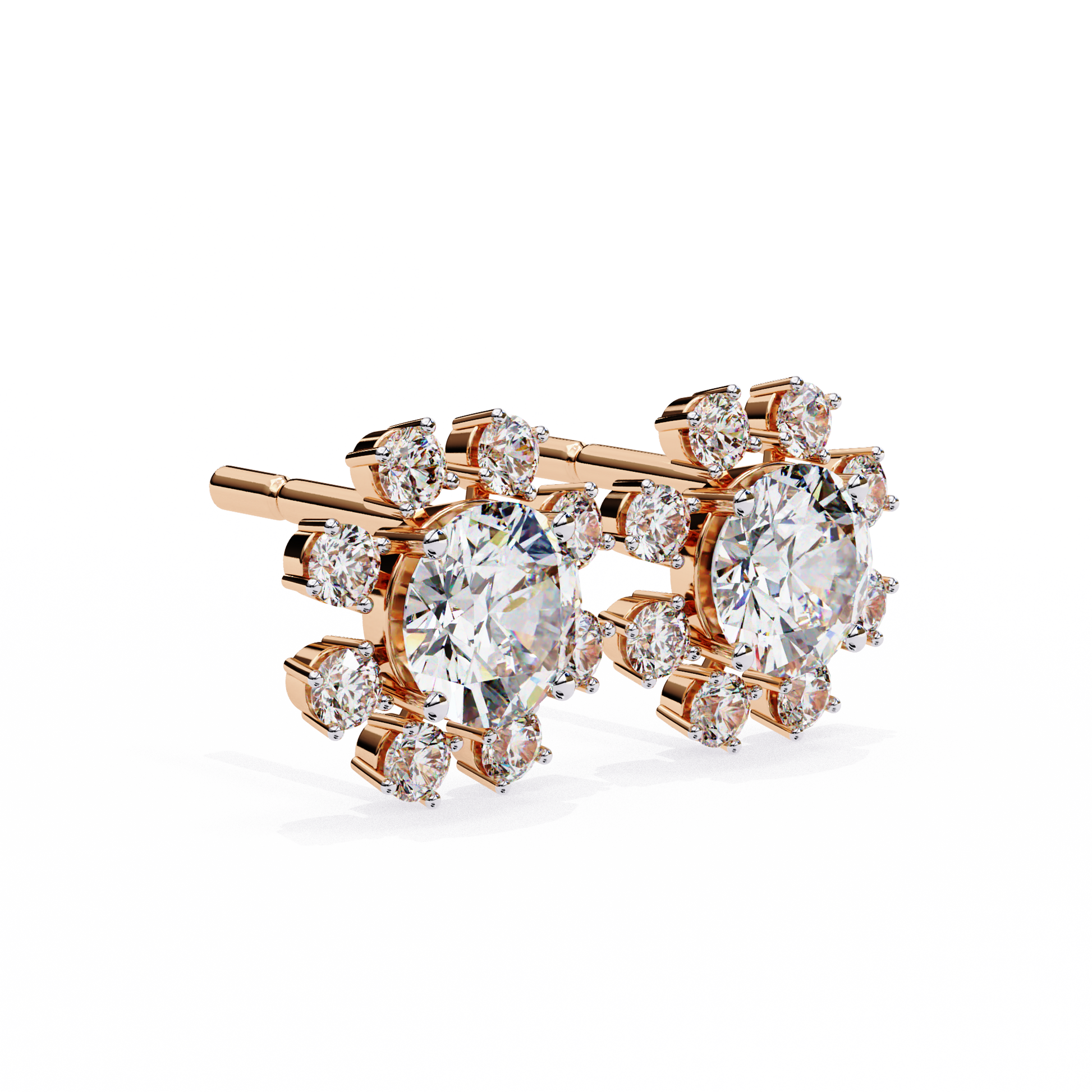 Rose Gold / Moissanite, Rose Gold / Lab Grown