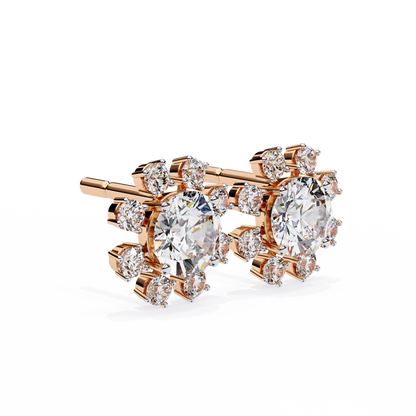 Rose Gold / Moissanite, Rose Gold / Lab Grown