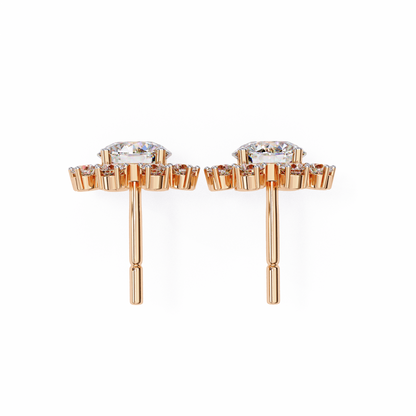 Rose Gold / Moissanite, Rose Gold / Lab Grown