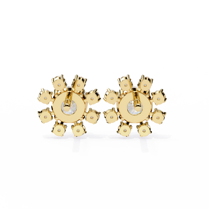 Yellow Gold / Moissanite, Yellow Gold / Lab Grown