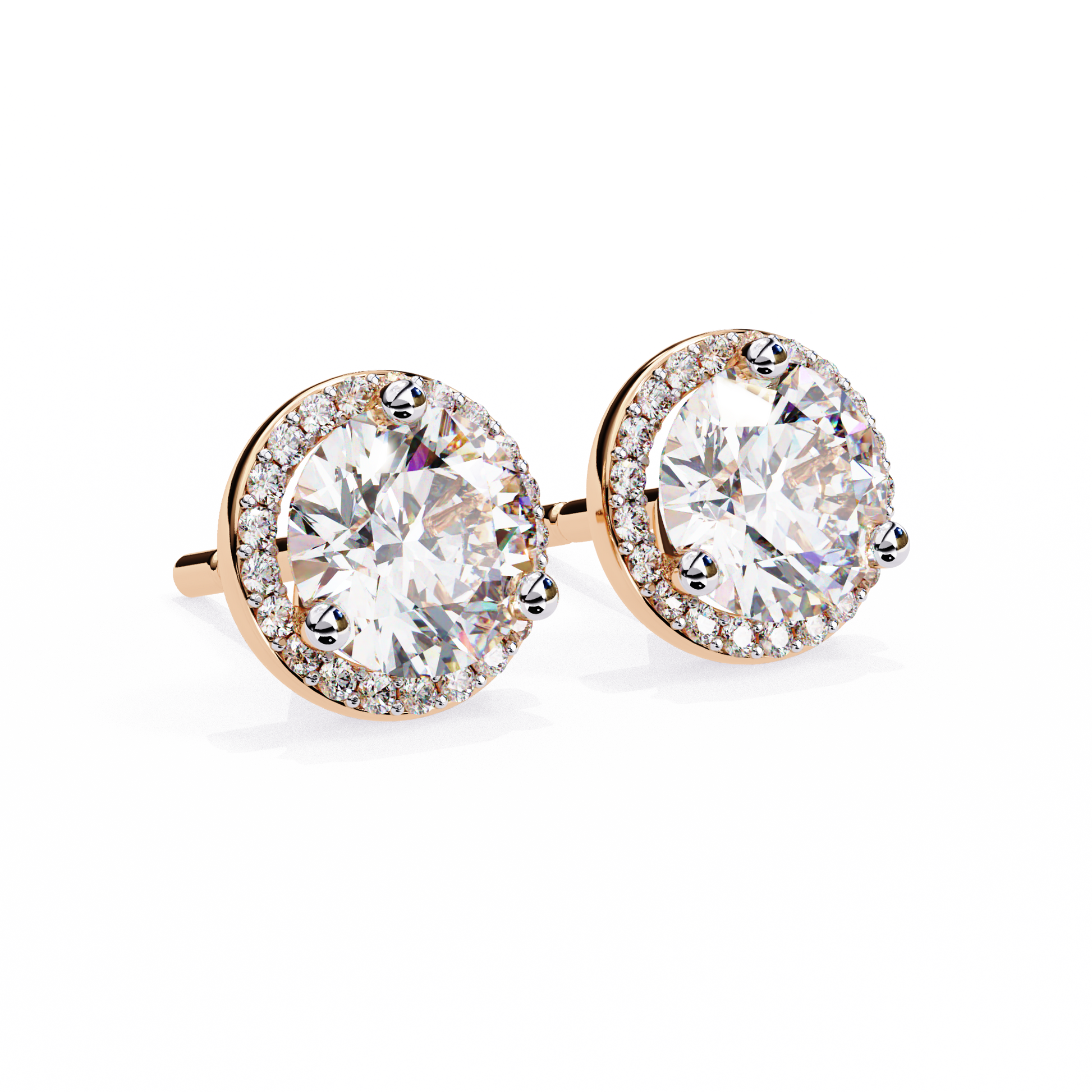 Rose Gold / Moissanite, Rose Gold / Lab Grown