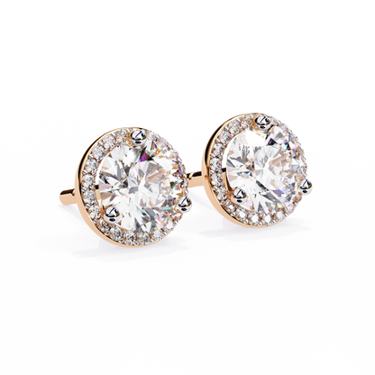 Rose Gold / Moissanite, Rose Gold / Lab Grown