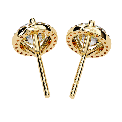 Yellow Gold / Moissanite, Yellow Gold / Lab Grown