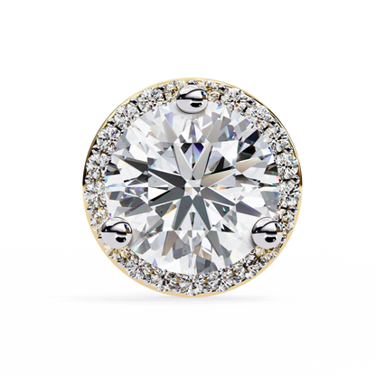 Yellow Gold / Moissanite, Yellow Gold / Lab Grown