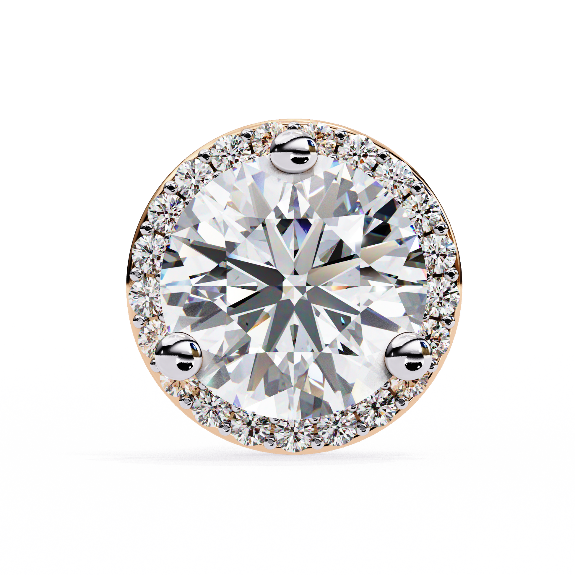 Rose Gold / Moissanite, Rose Gold / Lab Grown