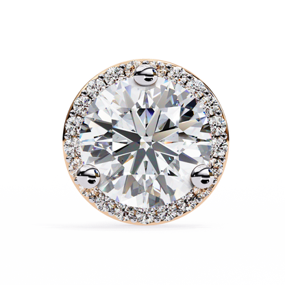 Rose Gold / Moissanite, Rose Gold / Lab Grown
