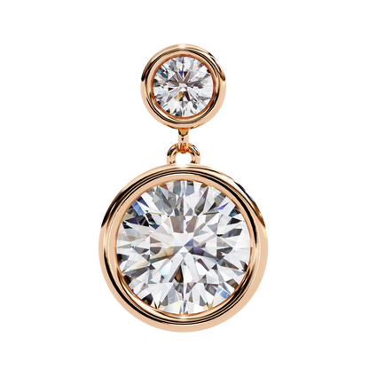 Rose Gold / Moissanite, Rose Gold / Lab Grown
