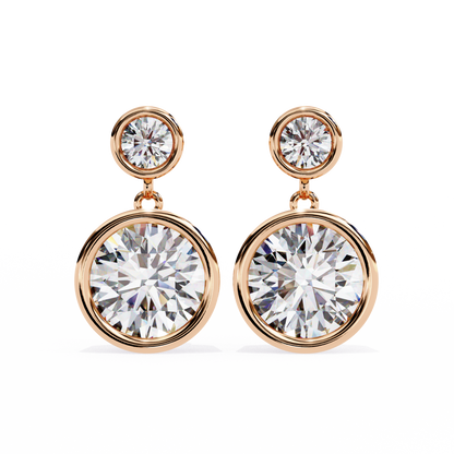 Rose Gold / Moissanite, Rose Gold / Lab Grown
