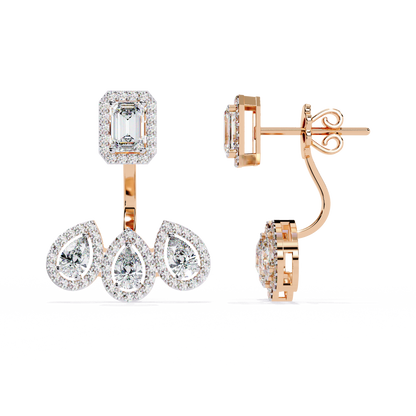 Rose Gold / Moissanite, Rose Gold / Lab Grown