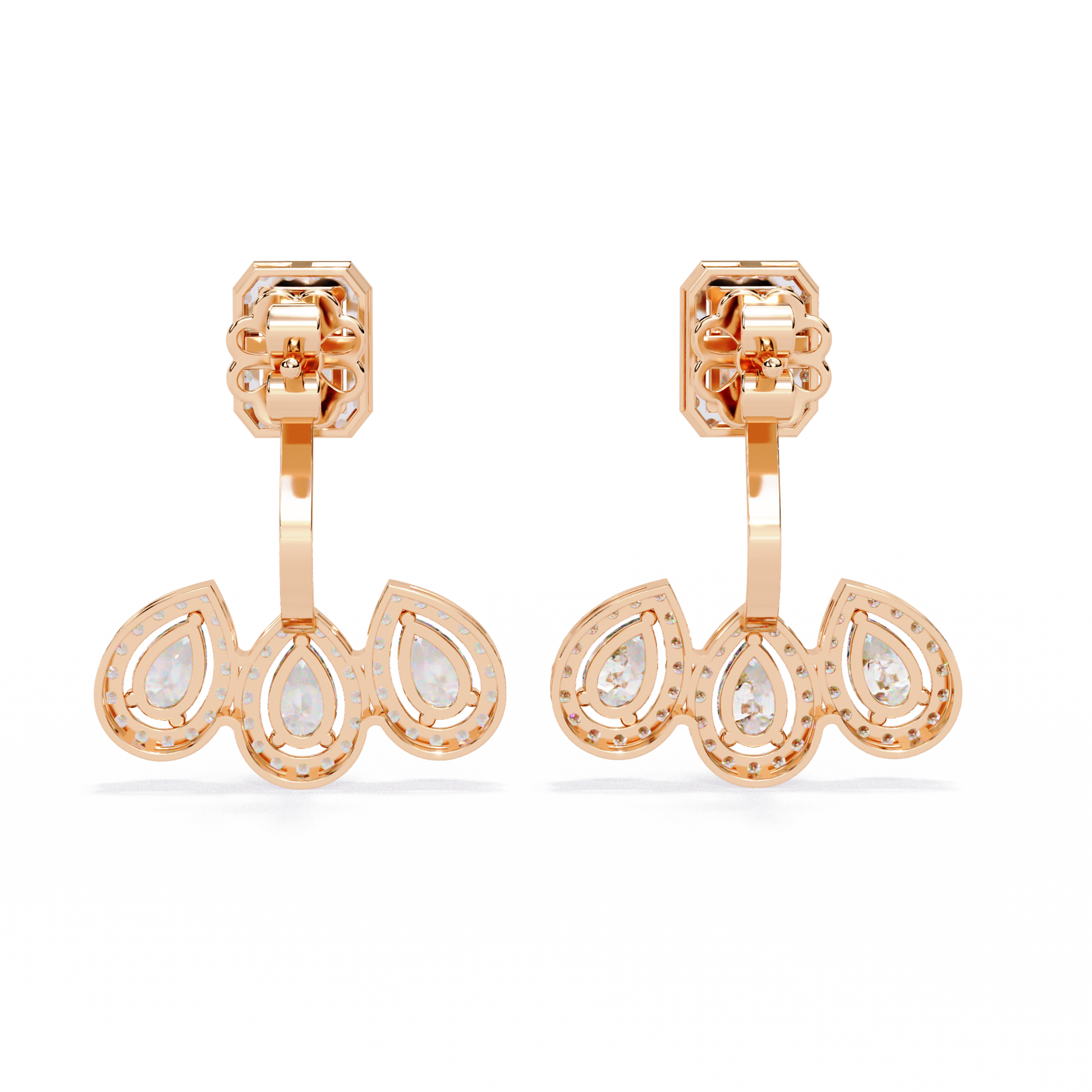 Rose Gold / Moissanite, Rose Gold / Lab Grown