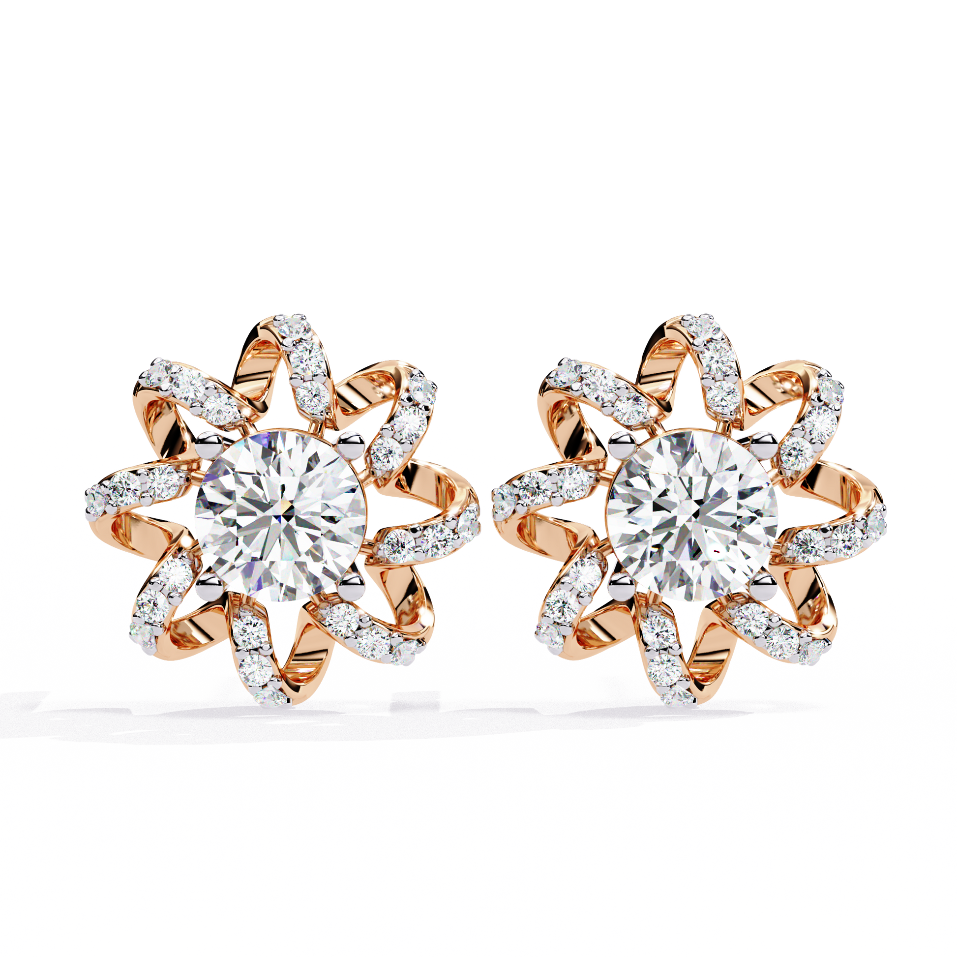 Rose Gold / Moissanite, Rose Gold / Lab Grown