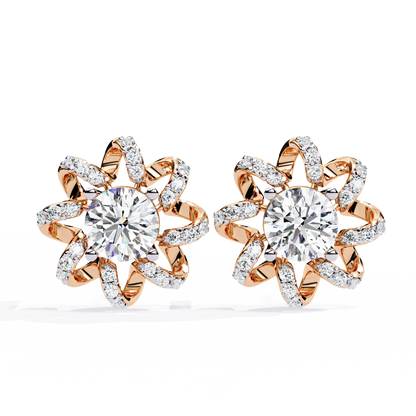 Rose Gold / Moissanite, Rose Gold / Lab Grown