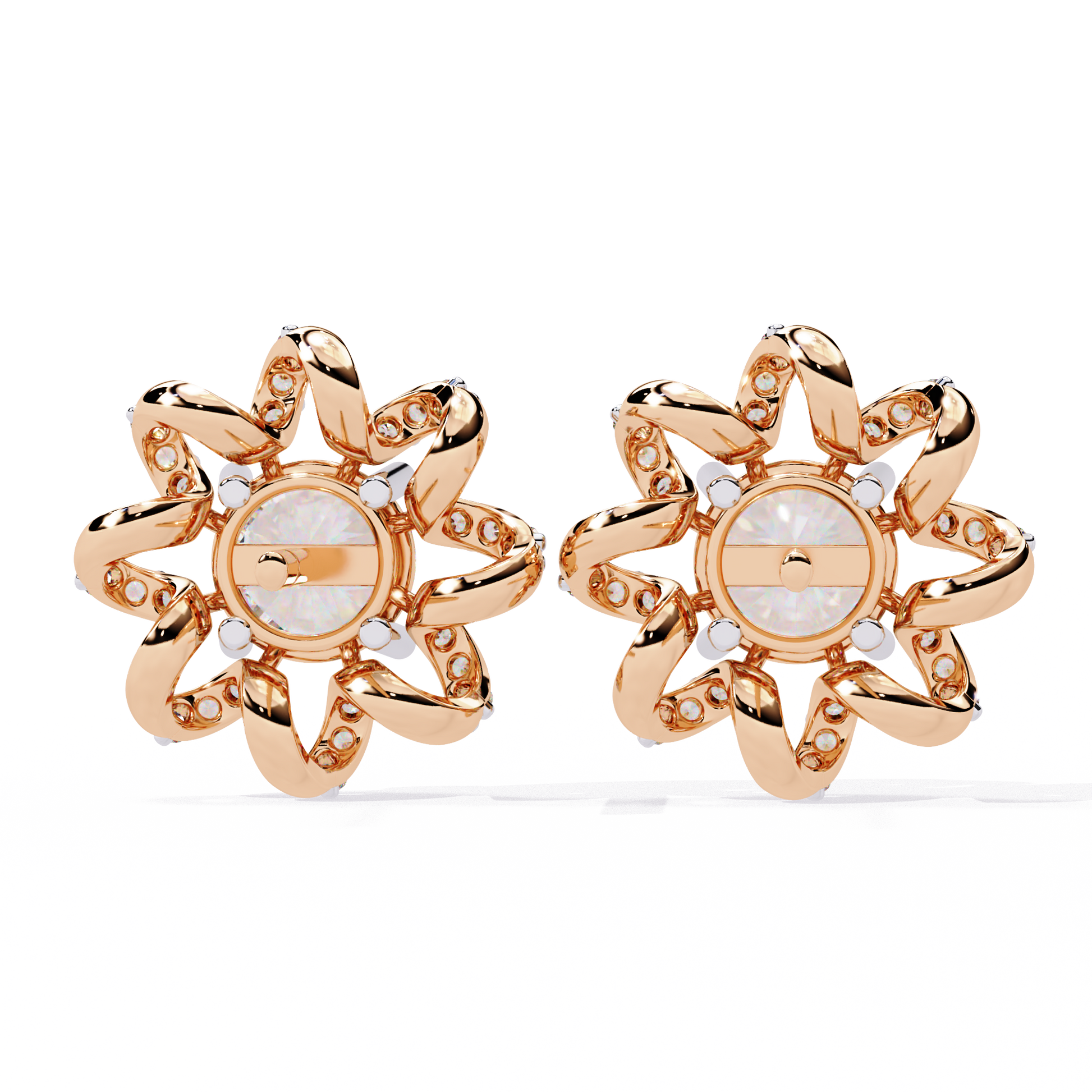Rose Gold / Moissanite, Rose Gold / Lab Grown
