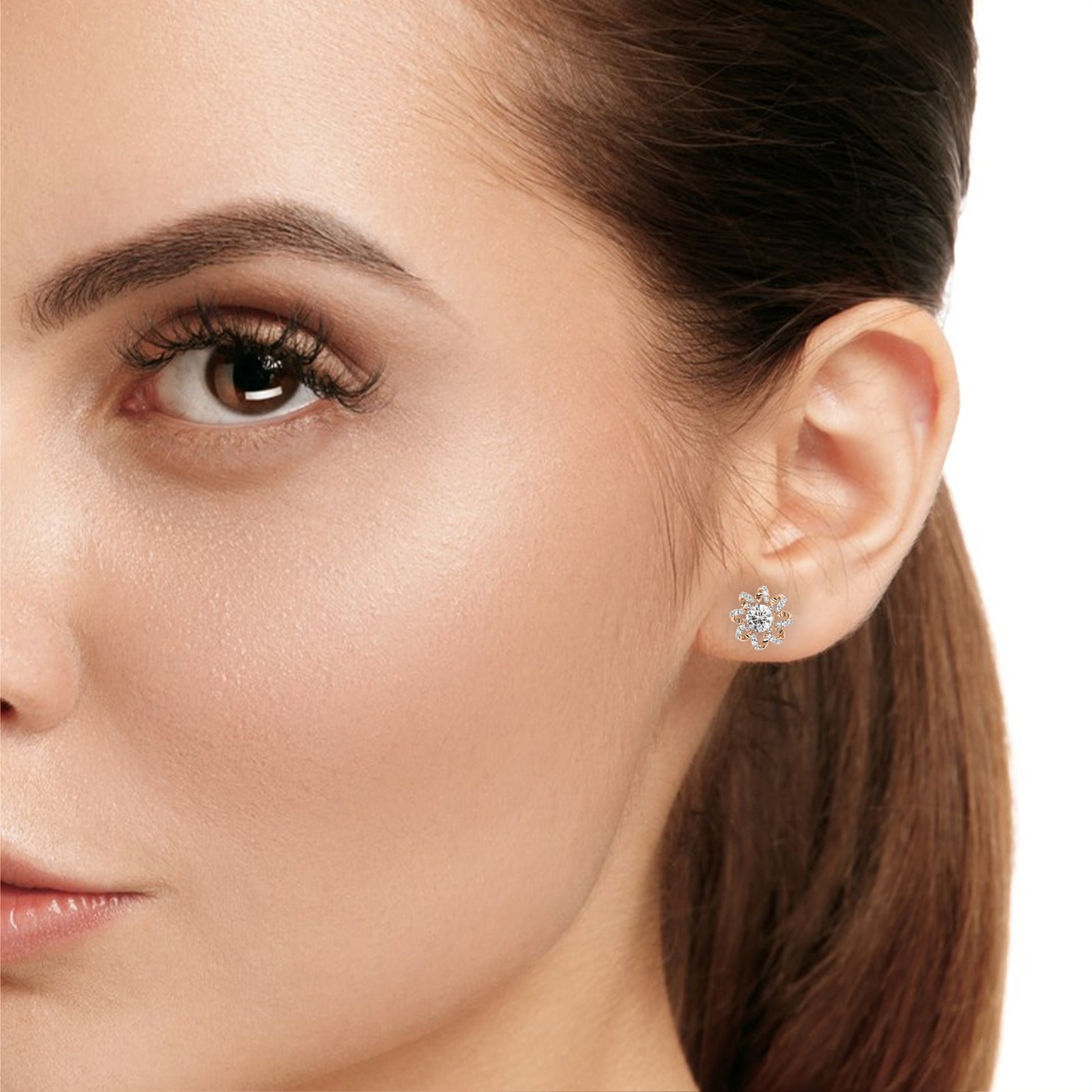 Rose Gold / Moissanite, Rose Gold / Lab Grown