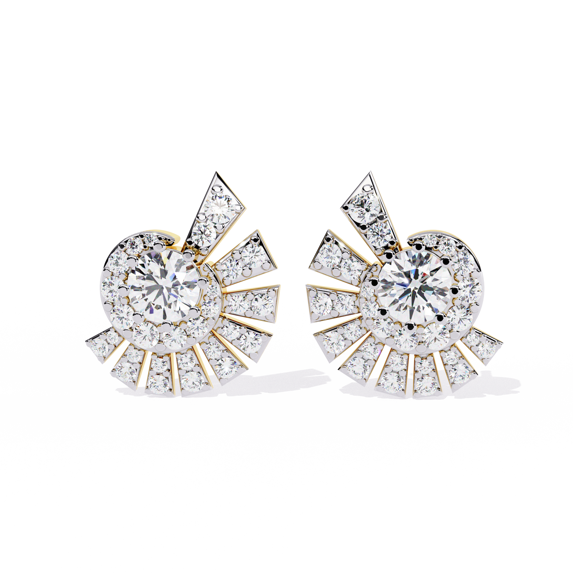 Yellow Gold / Moissanite, Yellow Gold / Lab Grown