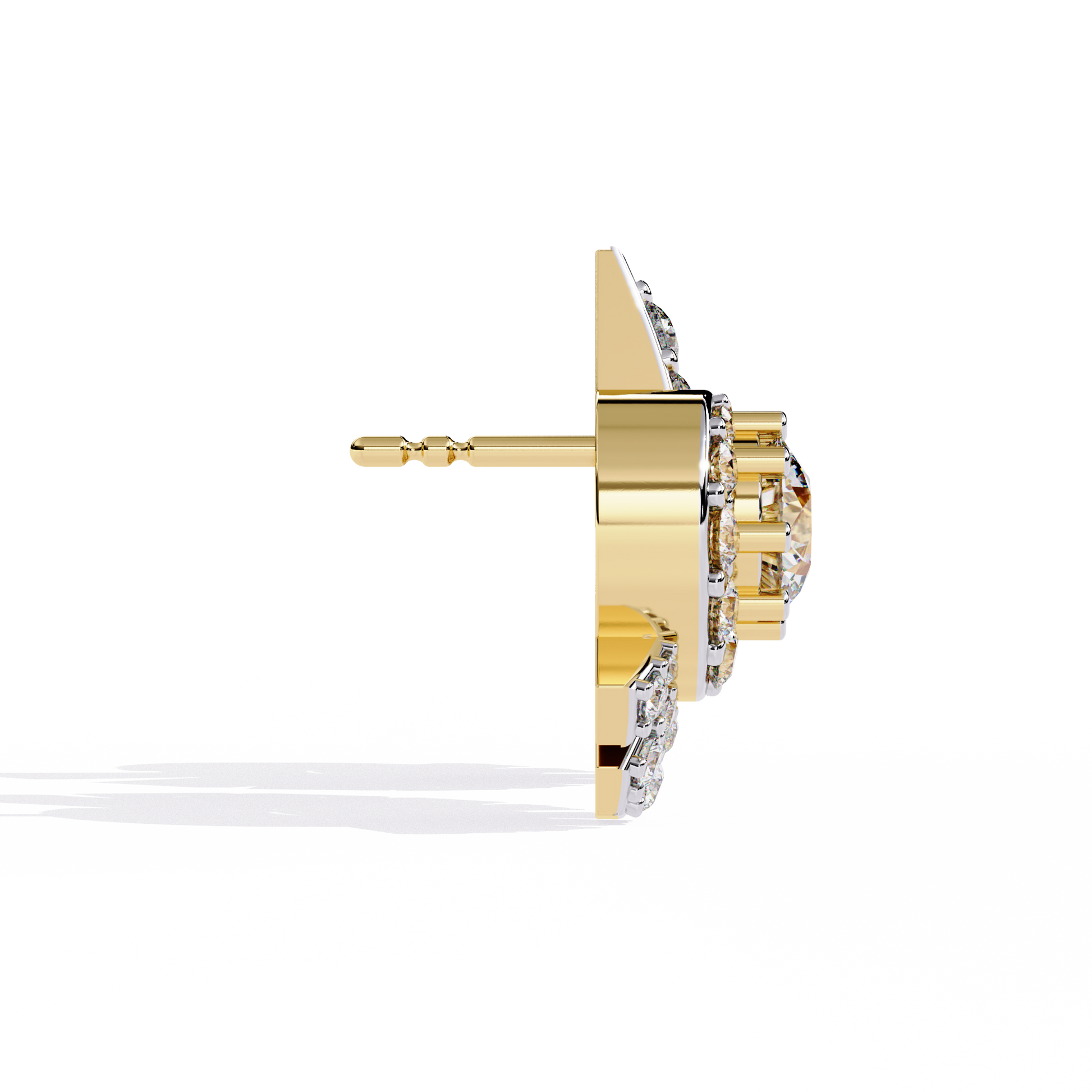 Yellow Gold / Moissanite, Yellow Gold / Lab Grown